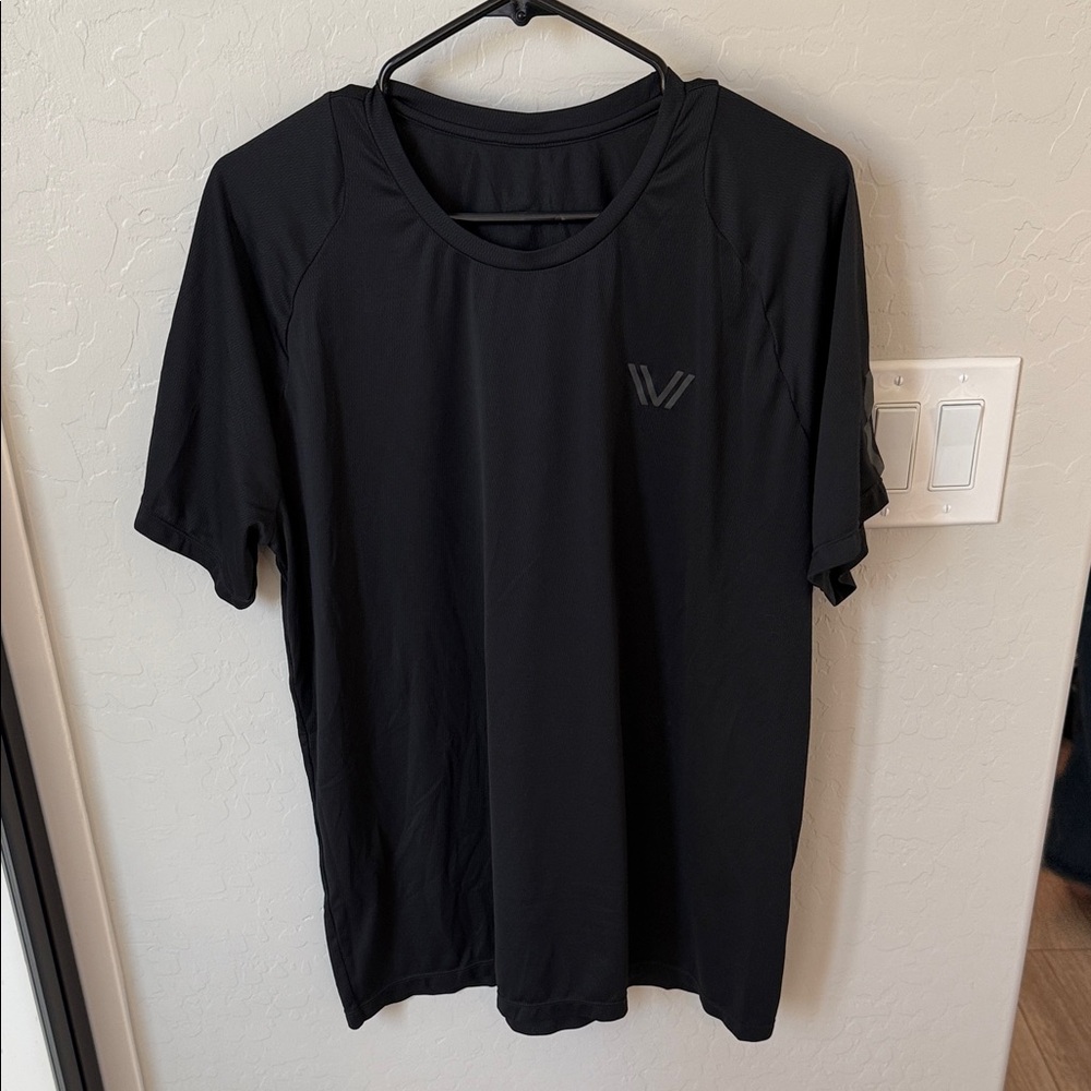 Peak Velocity Activewear Men's Black Short Sleeve Tee